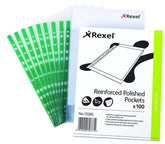 Reinforcement Pocket Rexel Ckp/A4 - Al Masam Stationery LLC